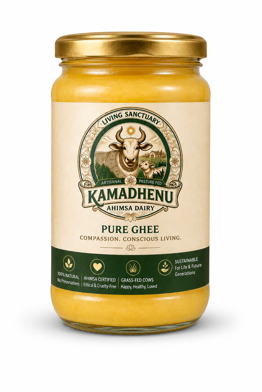 Kamadhenu Pure Ghee - Ahimsa Dairy